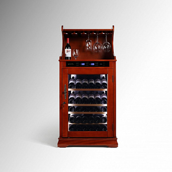картинка Отдельностоящий винный шкаф Meyvel MV46-WM1-BAR1.4-C махагон 